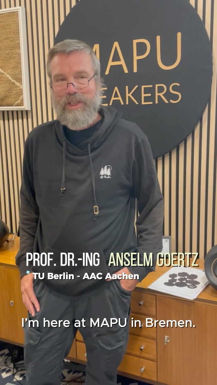 Almost 10 years ago, Anselm Goertz was the first acoustical engineer to work with us, back when we had no idea how far MAPU could go. And we’re about to start a new study together 🤞🏽 to understand exactly how and why our small speakers can produce a surprisingly big sound: Bass - Imaging - Soundstag…